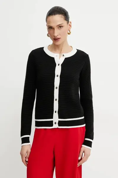 Kardigan Morgan MBEYA dámský, černá barva, lehký, MBEYA