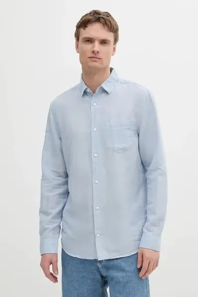 Lněná košile Calvin Klein