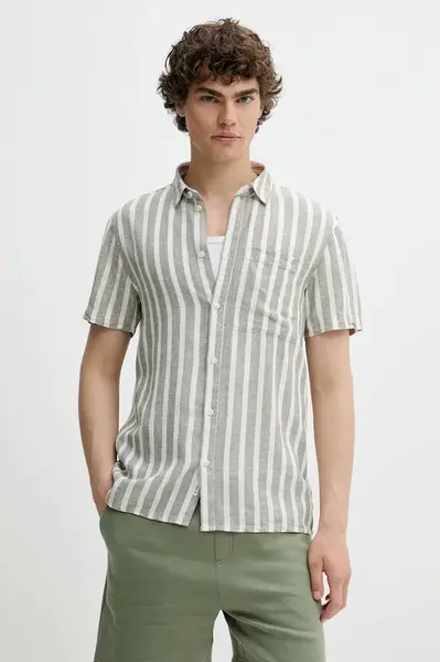 Lněná košile Solid FRIED