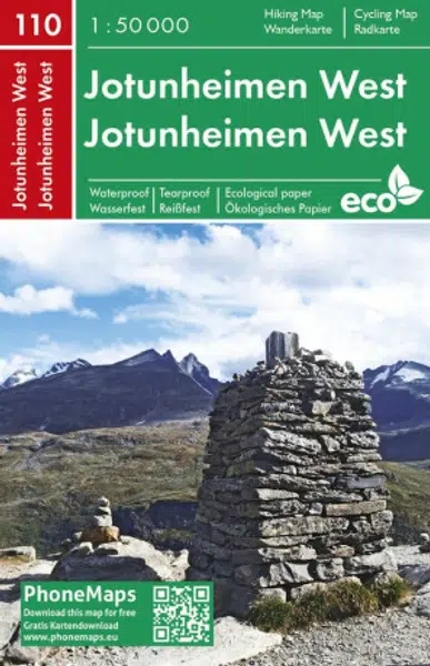 PMN 110 Jotunheimen West 1:50 000