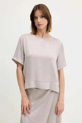 Halenka Sisley dámská, šedá barva, hladká, 52BZLQ093