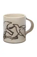 Hrnek ferm LIVING Vuelo Mug 300 ml béžová barva