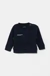 Mikina Pangaia BABY 365 MIDWEIGHT SWEATSHIRT tmavomodrá barva, hladká, 10000655