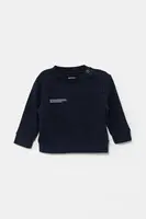 Mikina Pangaia BABY 365 MIDWEIGHT SWEATSHIRT tmavomodrá barva, hladká, 10000655