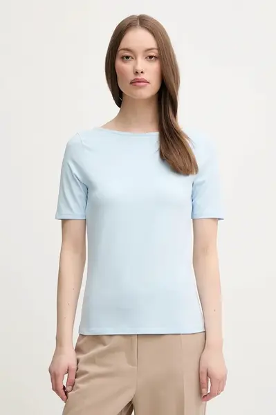 Tričko United Colors of Benetton dámské, modrá barva, 3FJHD109K