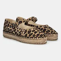 Semišové espadrilky Answear.LAB hnědá barva, na platformě