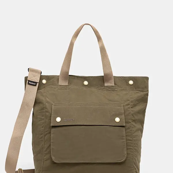 Bavlněný batoh Barbour Barbour Transport 3 Way Tote/Backpack Bag zelená barva, UBA0740