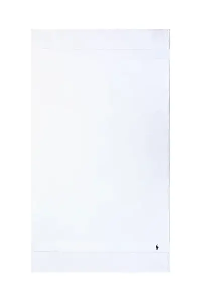 Velký bavlněný ručník Ralph Lauren Polo Player White 90 x 160 cm