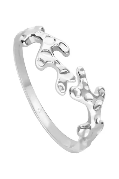 Postříbřený prsten Lilou