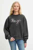 Bavlněná mikina HUGO Deroxina_4