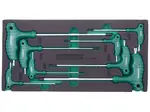 Modul pěnový - zástrčné klíče TORX s T rukojetí, T10 - T50, 8 ks - JONNESWAY H10MT08KV