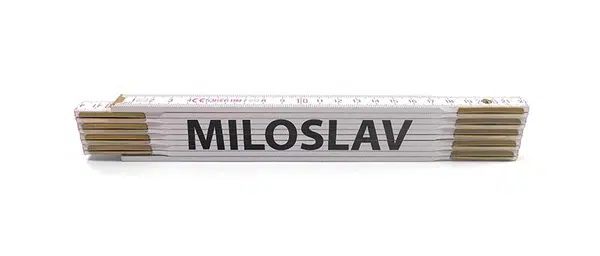 MAGG Skladací metr PATRIK, 2 m Jméno na metru: MILOSLAV