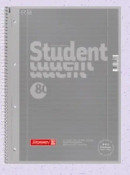 Student blok A4 CC stříbrný lin 80 listů