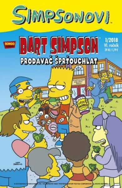 Simpsonovi - Bart Simpson 1/2018 - Prodavač šprťouchlat - Matt Groening