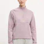 Outdoorová mikina Helly Hansen TECH SWEAT dámská, růžová barva, hladká, 34501