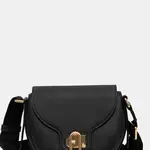 Kožená kabelka Furla černá barva, WB01491.BX3916.N98001002