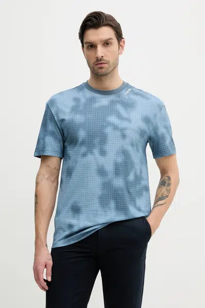 Bavlněné tričko Calvin Klein modrá barva, K10K114150