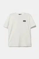 Dětské tričko EA7 Emporio Armani béžová barva, s potiskem, 7B000093 AF10373