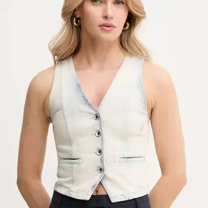 Džínová vesta Patrizia Pepe