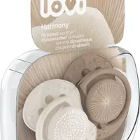 LOVI Silikonový dynamický dudlík HARMONY holka 6-18m 2 ks