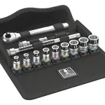 Wera 003756 Ráčnová sada Zyklop Metal 1/4" 8100 SA 12 HF, s přidržovací funkcí (13 dílů)