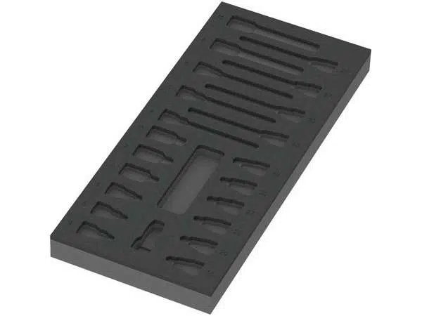Wera 137323 Nářaďový modul - pěnová vložka 9823 pro set bitových hlavic Zyklop B 3/8". Bez