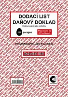 Dodací list - daňový doklad A5