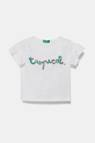 Dětské bavlněné tričko United Colors of Benetton