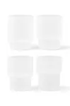 Sklenka ferm LIVING 4-pack bílá barva