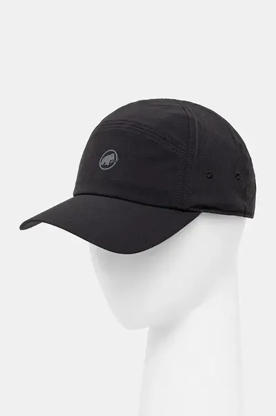 Kšiltovka Mammut černá barva, hladká, 1191-01671