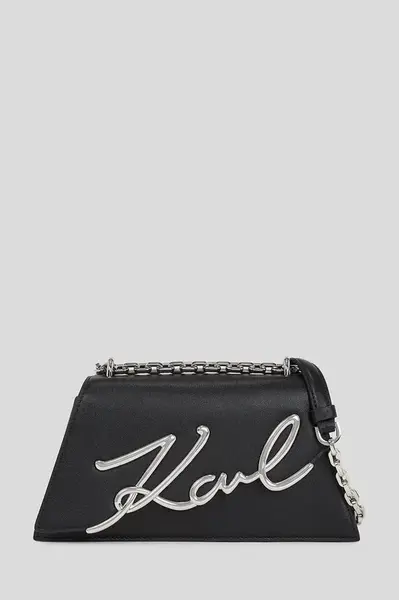 Kožená kabelka Karl Lagerfeld K/SIGNATURE