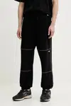 Tepláky Dickies černá barva, s aplikací, DK0A866TBLK1