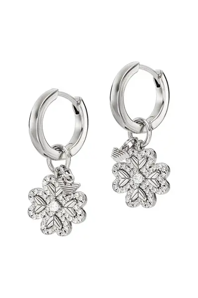 Stříbrné náušnice Emporio Armani SENTIMENTAL