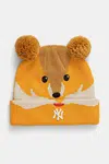 Dětská čepice New Era NEW YORK YANKEES oranžová barva, z tenké pleteniny, 60565309