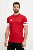 Tréninkové tričko adidas Performance Squad 25 červená barva, s aplikací, JE2601