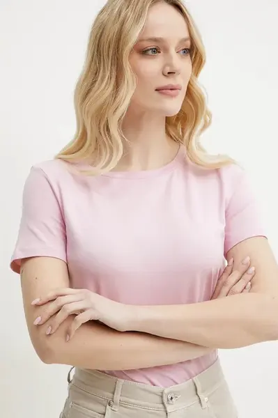 Tričko Weekend Max Mara růžová barva, 2515971011600