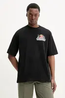 Bavlněné tričko Sprayground černá barva, s potiskem, SP716BLK