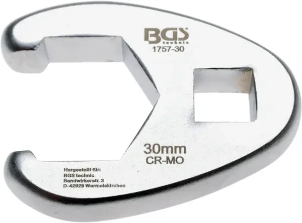 Klíče ploché otevřené 1/2", různé rozměry - BGS technic Velikost: 30 mm