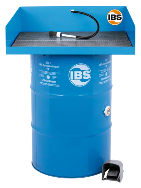 Mycí stůl typ KP 200 litrů, nosnost 80 kg, elektrické čerpadlo, štětec - IBS Scherer