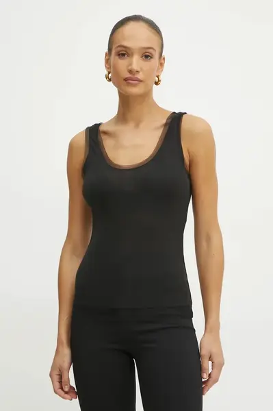 Top Pinko černá barva, 105168 A2LU