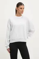 Mikina adidas Essentials dámská, šedá barva, melanžová, JD5292