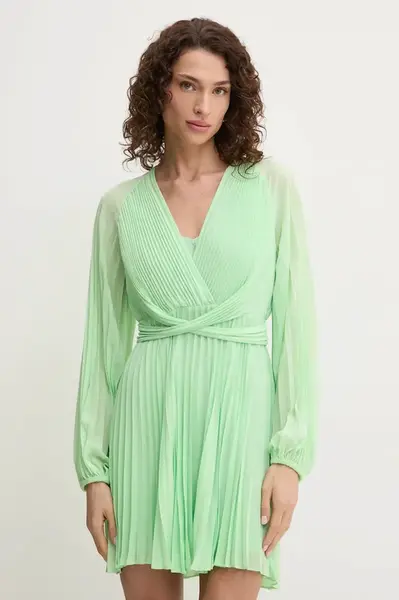 Šaty Twinset zelená barva, mini, 251TP2334