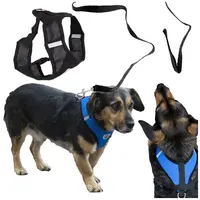 Bezťahový postroj pre psa/mačku XL – reflexný, priedušný + vodítko