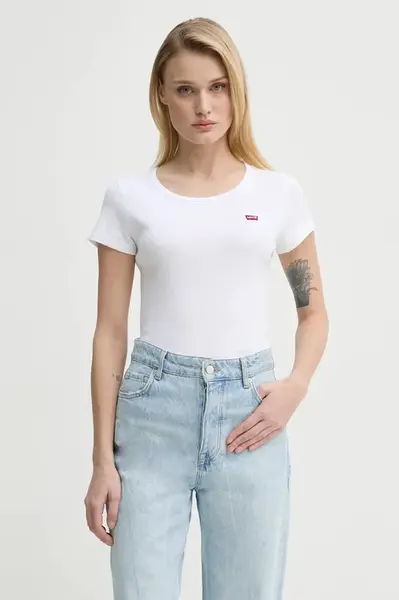 Bavlněné tričko Levi's 2PACK CREWNECK TEE 2-pack