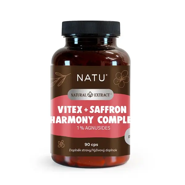NATU Drmek extrakt se šafránem 90 kapslí