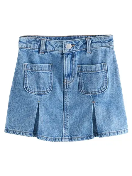 Next Sukňa  modrá denim