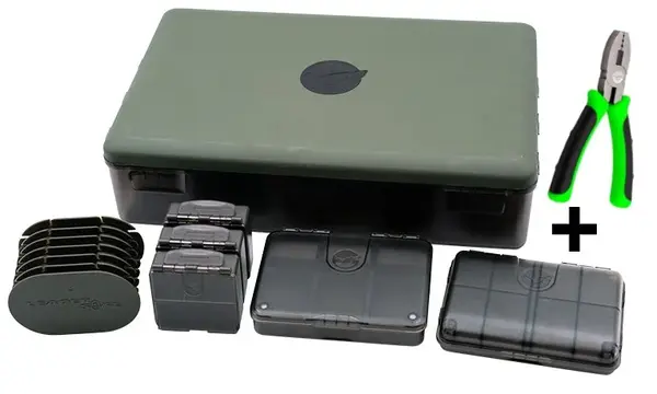 Korda tackle box bundle deal + krimpovací kleště zdarma