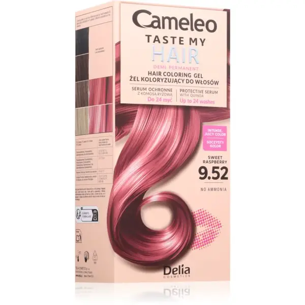 Delia Cosmetics Cameleo Taste My Hair semipermanentná farba na vlasy odtieň 9.52 Sweet Raspberry 1 ks