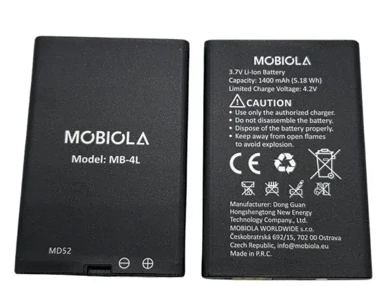 Baterie MB-4L  pro telefon MOBIOLA MB4120, Li-Ion, 1400 mAh