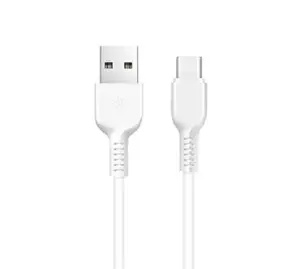 Datový kabel HOCO X20 Flash, USB-C, 2.4A, 2m, bílá